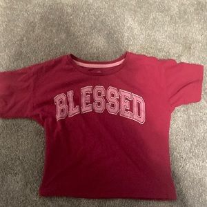 Blessed crop top